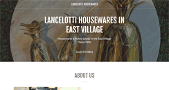 Desktop Screenshot of lancelotti.com